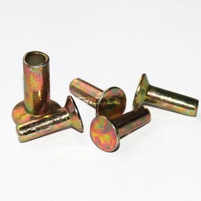 Fricwel Auto Parts Nickel Plating Rivet Steel Metal Rivet / Copper Plated Rivet