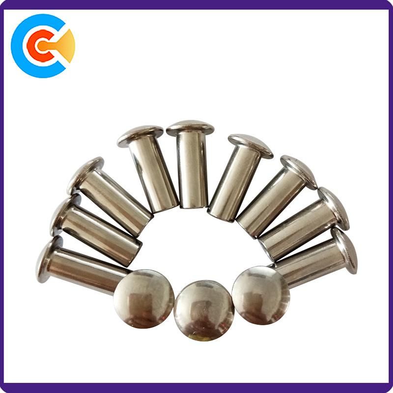 Customized Carbon Steel Mushroom Head Hollow Tubular Rivets Blind Rivet