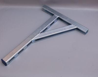 Customized Triangle Support Corner Reinforcing Brackets Stainless Steel Wall Mounted Connecting Shelf Bracket