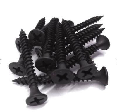 China Manufacture Fine Thread Black Phosphated Drywall Screw