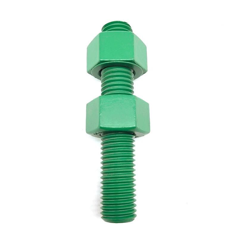 PTFE Material Alloy Steel /Steel Thread /Threaded Bolt