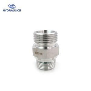 Stainless Steel Hydraulic Hose Adapter Metric Male Thread