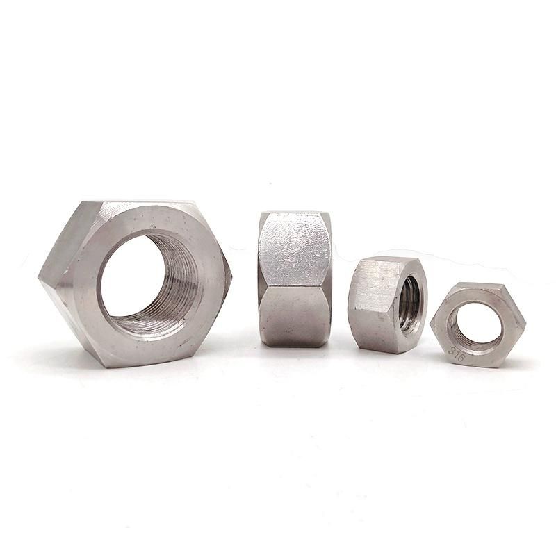 304 316 Stainless Steel ASTM A320 A194 A2 A4 Heavy Hex Nuts