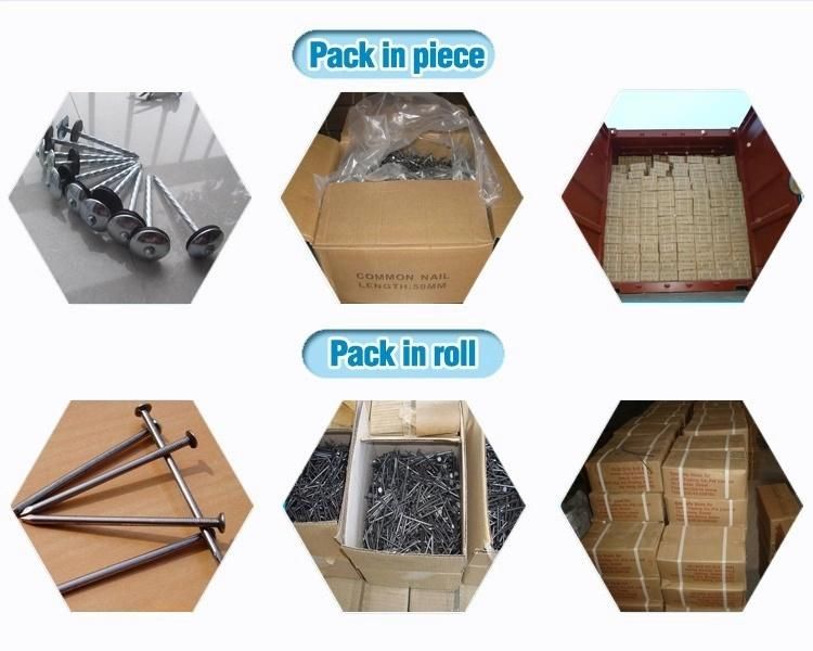 Galvanized Umbrella Head Roofing Nails