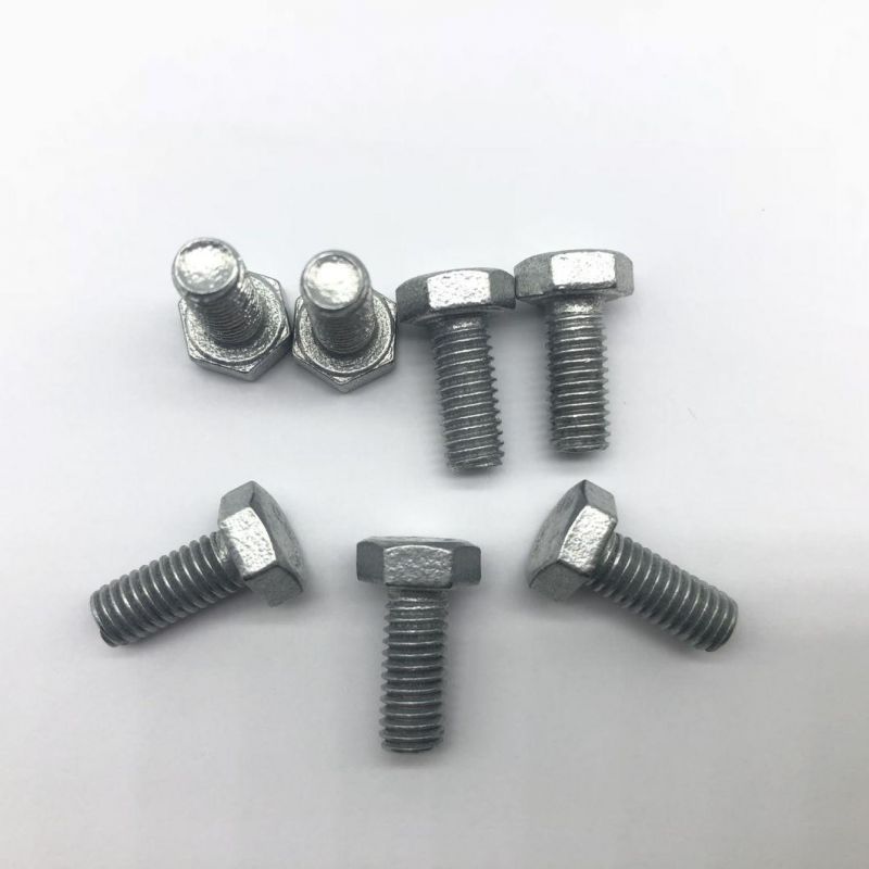 Mechanical Plating Galvanized Screw Hex Bolt