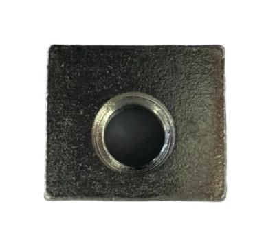 Carbon Steel Non Standard Customized Square Nut Zinc Plated