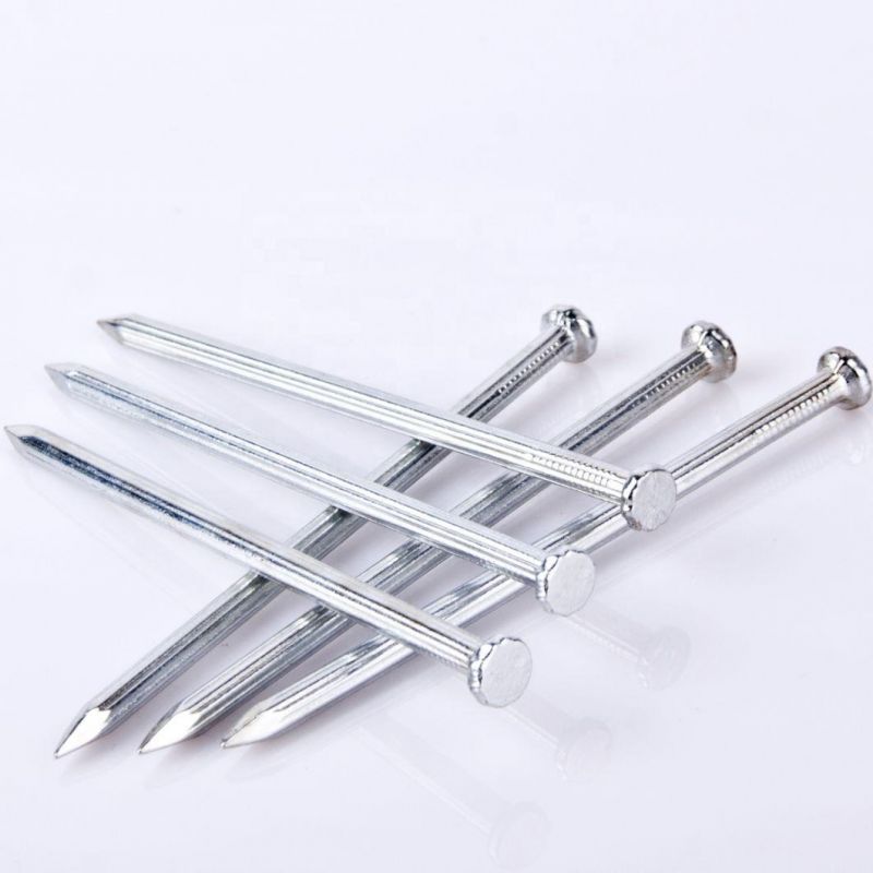 Tianjin Factory Direct Wholesale Hot Sale Electro Galvanized Concrete Nails for Building Construction