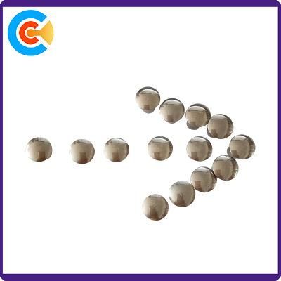 M6 Round Head Steel Galvanized Semi-Tubular Rivet