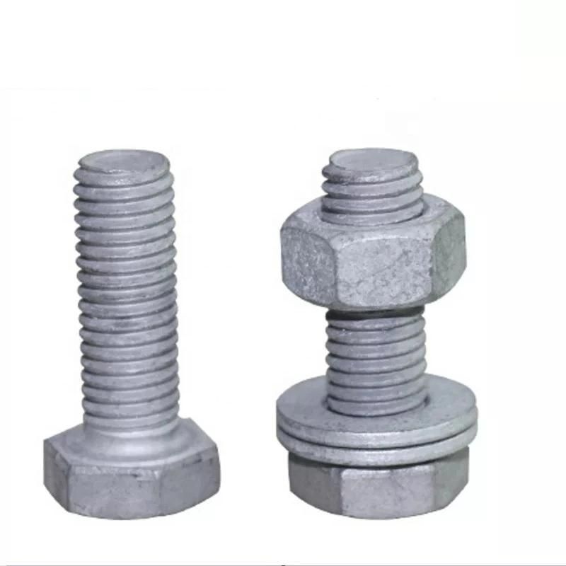 DIN933 DIN931 High Strength M8 M10 M12 M14 M16 M20 M30 M38 M45 Grade 8.8 10.9 Hex Bolts/Heavy Hex Bolts