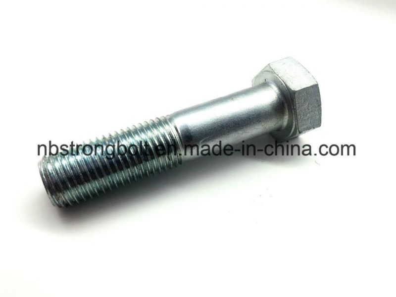 DIN931 Screw Hex Bolt Cl. 8.8 Zinc Plated