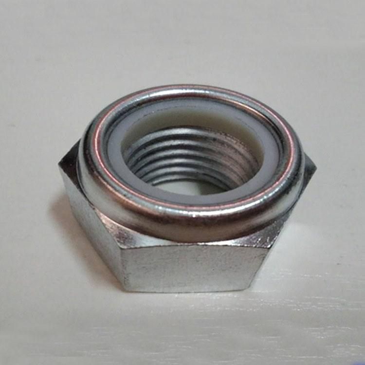 DIN985 Hexagonal Hex Nylon Insert Lock Nut, Nylon Lock Nut M4, Tom36 Self-Locking Nylon Insert Hex Lock Nuts
