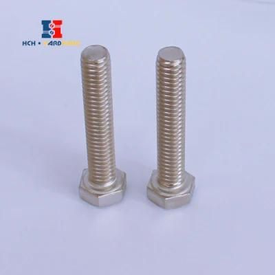 Stainless Steel Hex Bolts with Nuts Flat Washers 304 Ss 18-8, Hexagon Head, Fully Machine Threaded