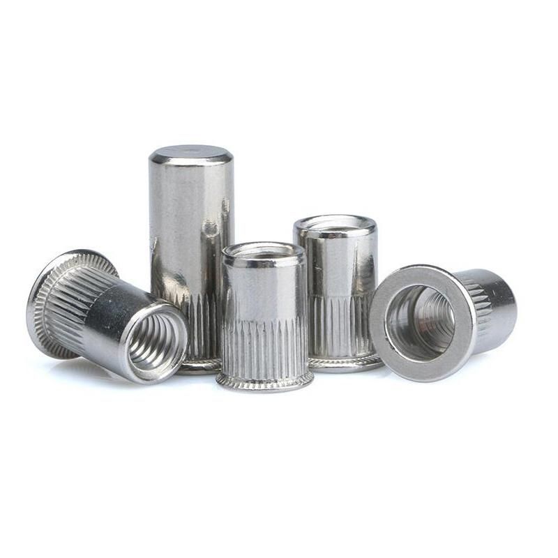 M8 Flat Head Knurled Body Rivet Nut