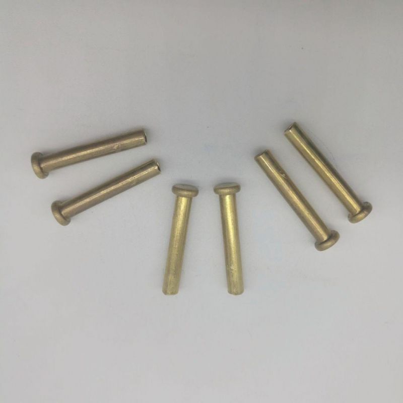 Ppap Level 3 Brass Small Round Head Semi-Tubular Rivets