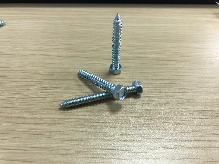 DIN7976 Hexagon Head Tapping Screws Zinc Plated