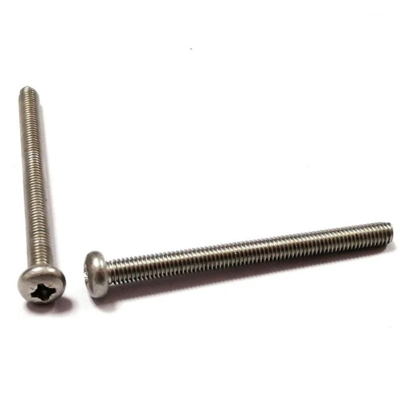 Customized Stainless Steel M2 M3 M4 M5 M6 M8 Pan Head Pozi Drive Machine Screws