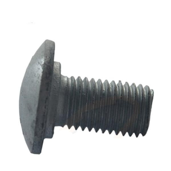 Guardrail Bolt Screw Highway Round Bolt High Tensile Black Zinc Galvanized