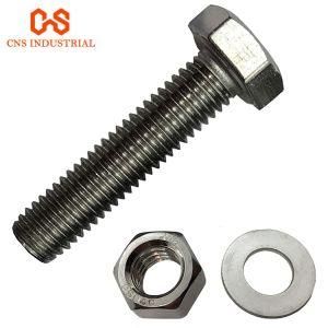 China 1/4&quot; - 20 X 4&quot; - 304-Stainless Steel Bolts, Nuts &amp; Washers - 18-8 Hex Head Bolt - 304 Grade. General Purpose Bolts + Nuts + Washers