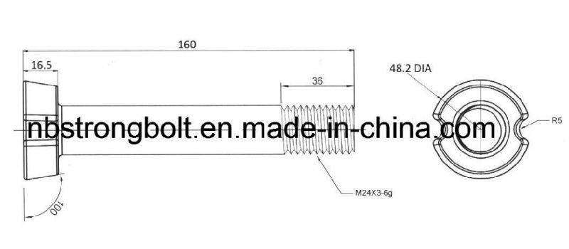 Special Bolt Customized Factory, CNC Bolt, Round Head Special Bolt