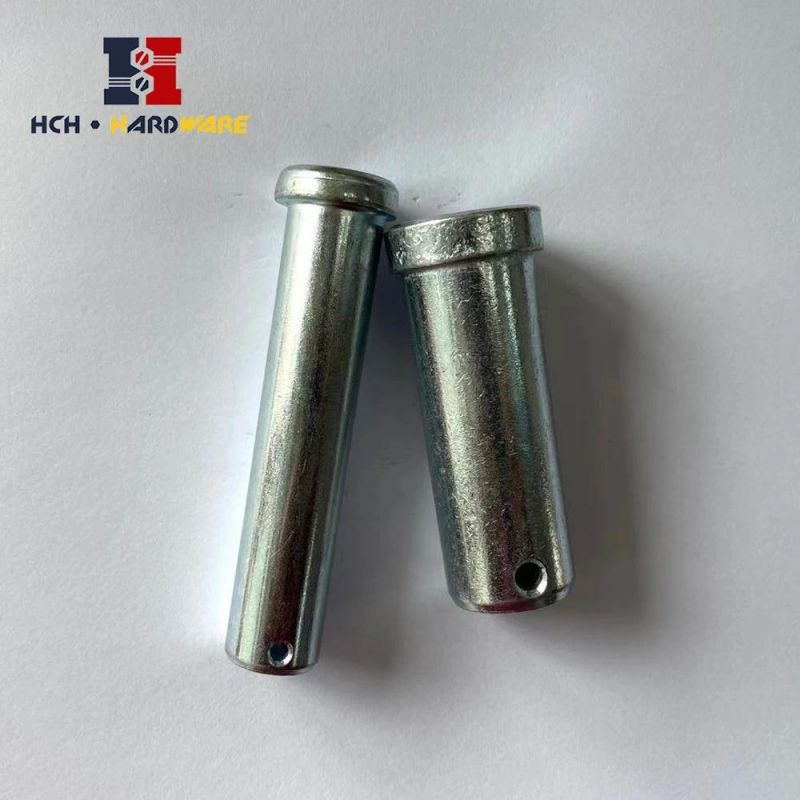 OEM Zinc Plated Metal Drilled Hole Round Head Clevis Pin