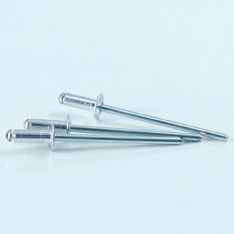 High Quality Aluminum Blind Rivet 4.0X10 Pop Blind Rivet Black Anodized Open Lantern Type DIN7337 Aluminum Blind Rivet
