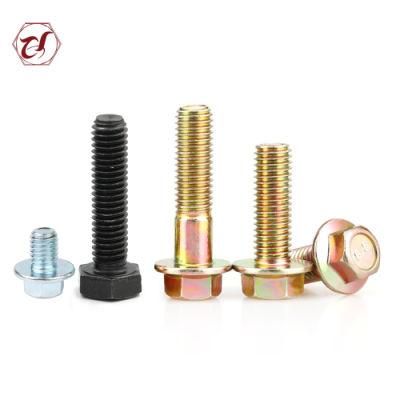 M5 Carbon Steel Grade 10.9 Black Oxidation Hex Flange Bolts