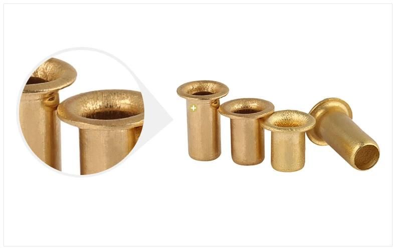 Copper Eyelet Button, Air Eye Button, Shoe Eye Button, Copper Hollow Copper Rivet M0.9m1.3m1.5m1.7m2.3m2.5m3m4