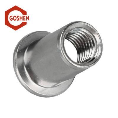 SS304 Flat Head Hex Body Rivet Nut