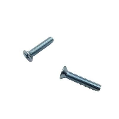 Zinc Cr3+ Cross Recessed Countersunk Flat Head Screw