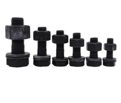 China Wholesale Fastener Hardware Factory Sale A235 Grade 5 Black 2h Hex Nut Black Good Price Hex Bolt