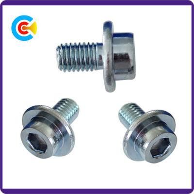 Carbon Steel/4.8/8.8/10.9 Cheese Head Hexagon Socket Cap Screw with Washer