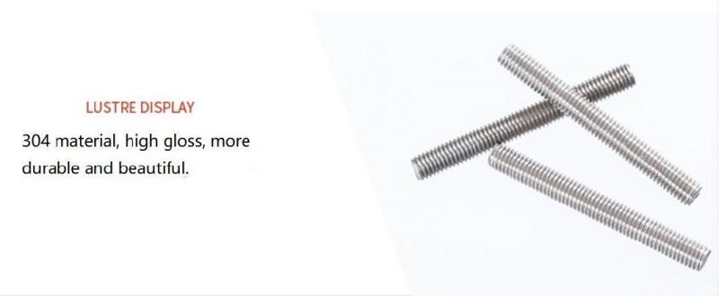 Customizable Size Stainless Steel DIN975 Threaded Rod/Thread Bar