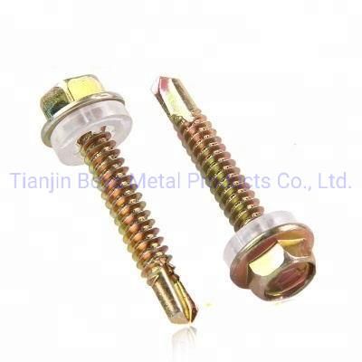 Building Tornillos Hexagonal Hex Head Self Drilling Screw Fine/Coarse Thread