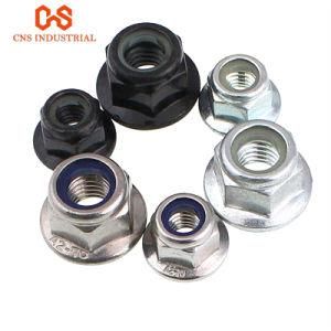 Stainless Steel Flange Nylock Nuts A2-70 Flange Lock Nuts