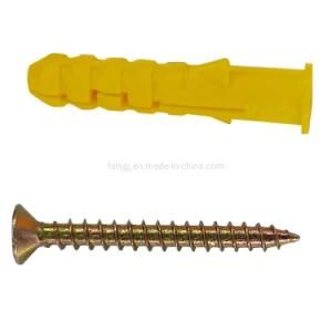 Nail Screw with Nylon Anchor Plug