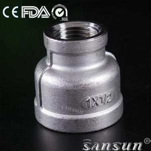 Stainless Steel 316L/304 Pipe Fitting Female Reducing Socket Banded Bsp, BSPT, NPT