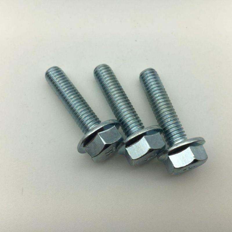 DIN6921 Stainless Steel Full Thread Hex Flange Head Bolts