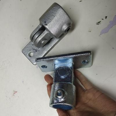 33.7mm 169d Galvanized C64yy Rail Support Key Clamp Pipe Fitting Used for 34mm Pipe Furniture Handrials Safety Guardrails; Rackin