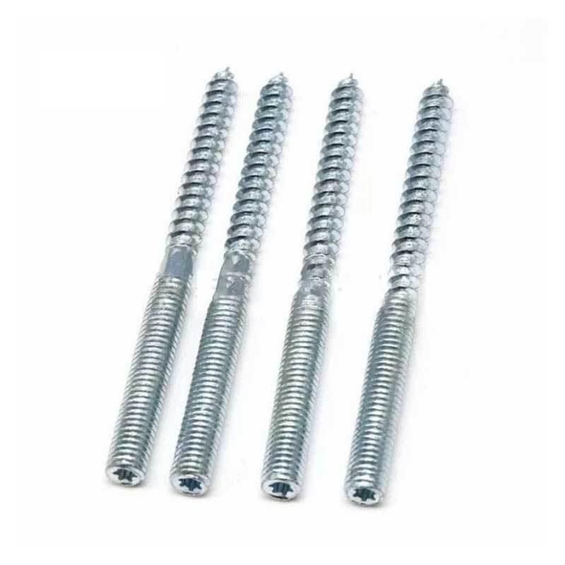 Double End Screws Hanger Bolts Self Tapping Wood Lag Screw with Torx