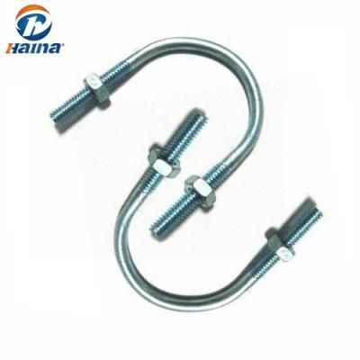 DIN 3570/Custom Stainless Steel U Bolt / Zinc Plated Carbon Steel U-Bolts