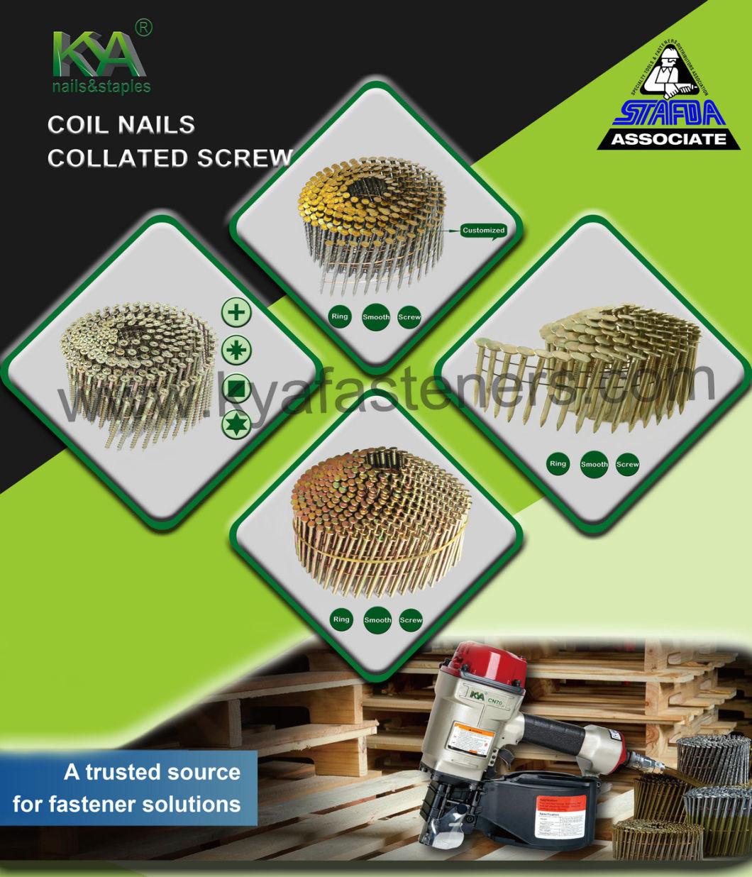 15 Degree Plastic Collated Nails