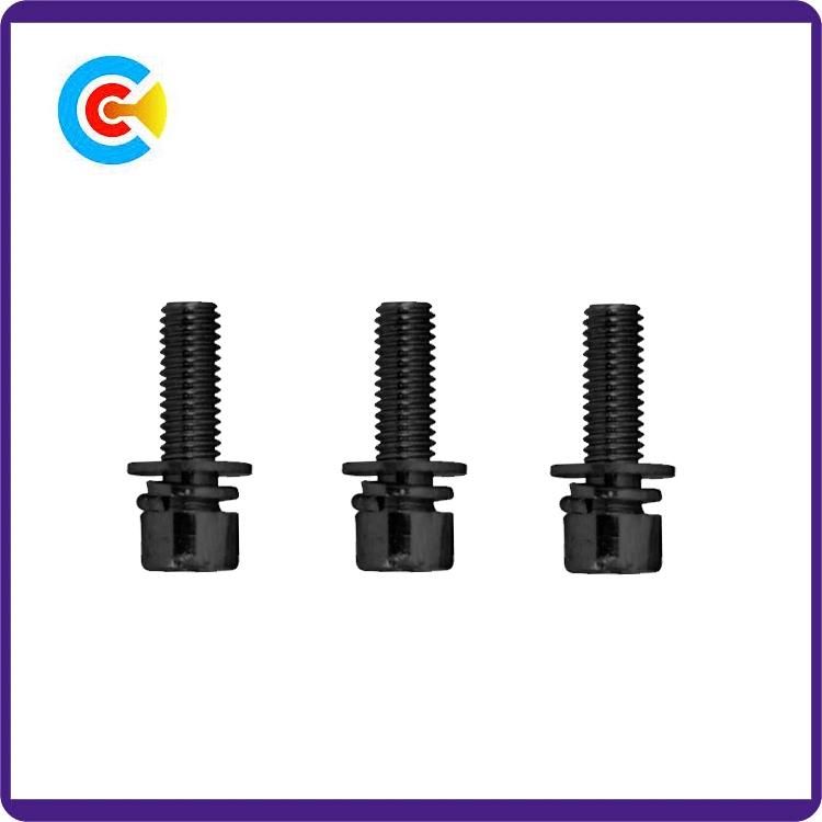 Custom Stainless Steel/4.8/8.8/10.9 Fastener Hexagon Cheese Head Screw with Washer