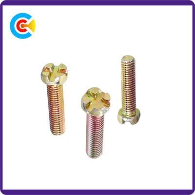 DIN/ANSI/BS/JIS Carbon-Steel/Stainless-Steel Double V Head Custom Screw Fasteners for Building/Railway
