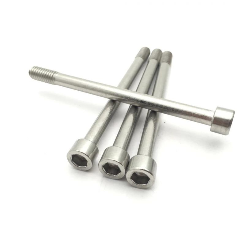 Custom Extended Long Hex Socket Allen Bolt 18-8 Stainless Steel Unc Half Thread