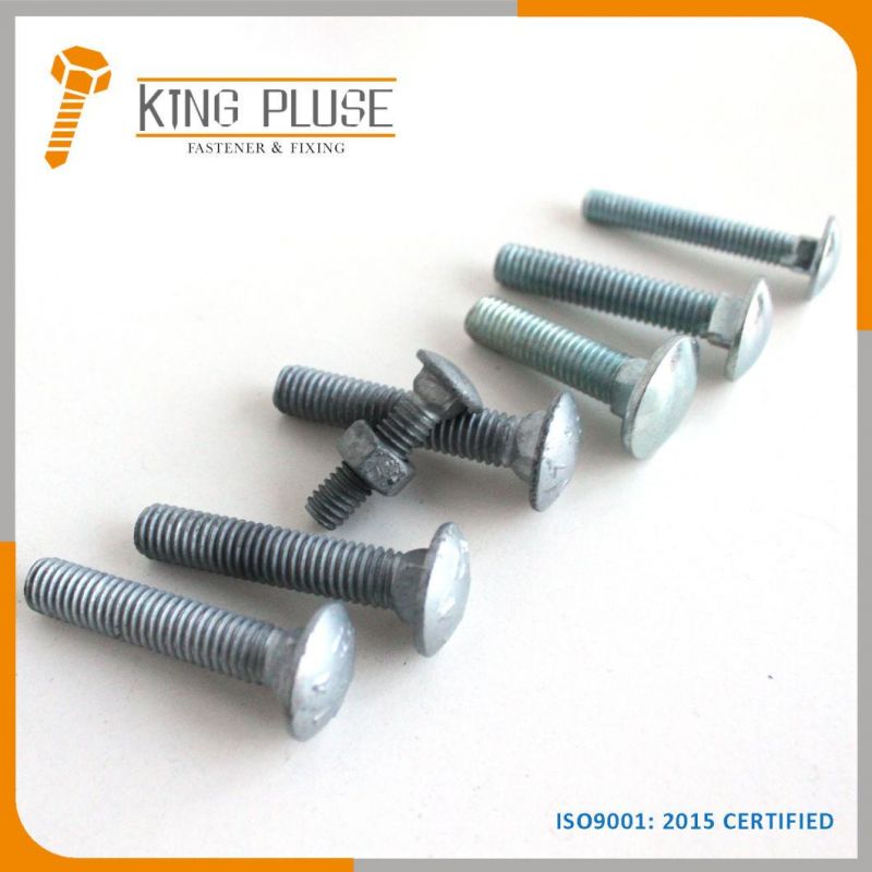 A307 Carriage Bolt/ Round Head Square Neck Bolt/Mushroom Head Bolt/ Coach Bolt HDG