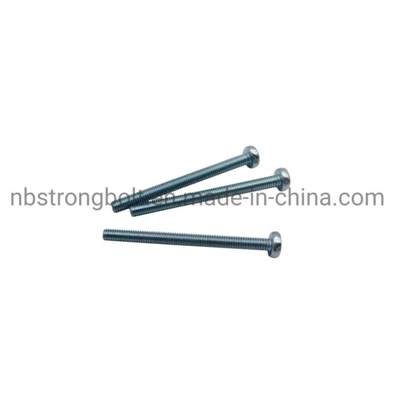 Cross Recessed Raised Cheese Head Screw DIN7985