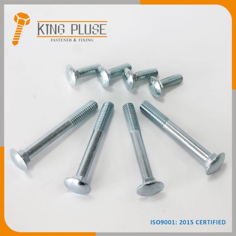 ASME Carriage Bolt/ Round Head Square Neck Bolt/Mushroom Head Bolt/ Coach Bolt Gr. 2, 5, 8, Zinc Plated