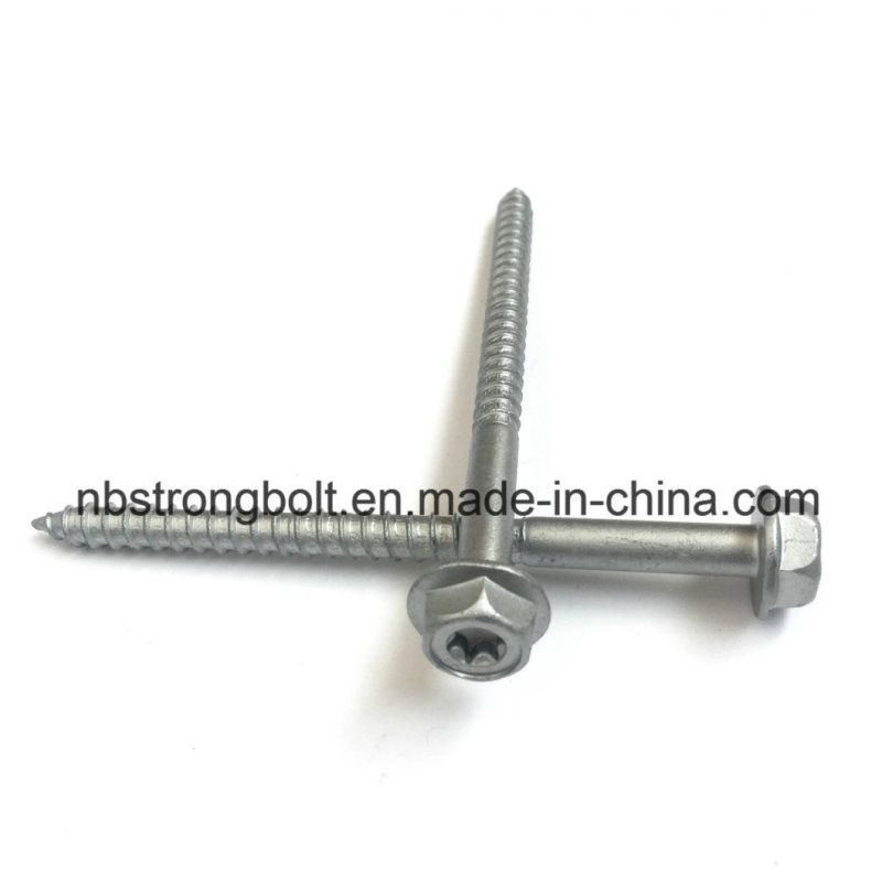 Hex Head Flange Self Drilling Screw with Zinc Plated