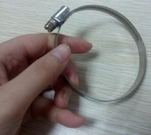 American Type Stainless Steel 304 Worm Gear Hose Clamp