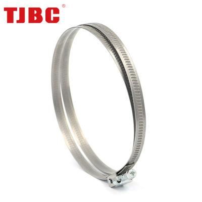 9mm Bandwidth Zinc Plated Steel W1 Quick Release Hose Clamp for Automotive, Ventilation Pipe Fastener Hardware, 25-700mm